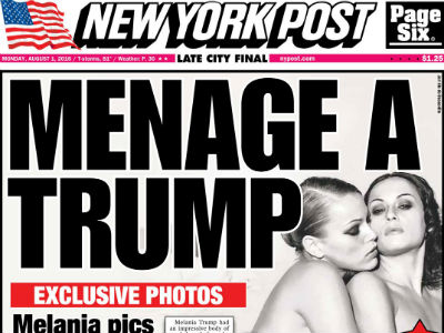 New York Post objavio gole fotografije Melanije Trump