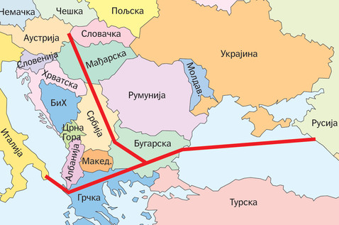 Nema izmjene trase Južnog toka
