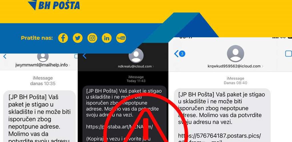 poruke bh. pošta