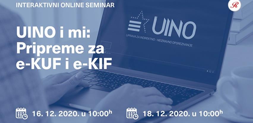Revicon interaktivni seminari: UINO i MI: Pripreme za E-KUF i E-KIF
