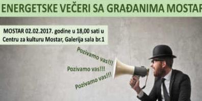 Energetske večeri sa građanima u Mostaru