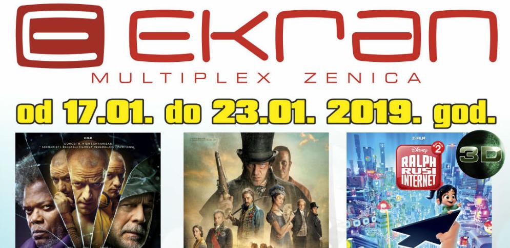 Multiplex Ekran: U novoj filmskoj sedmici stripovski triler "Glass"