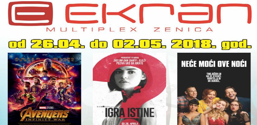 U Multiplexu Ekran ne propustite nove filmove