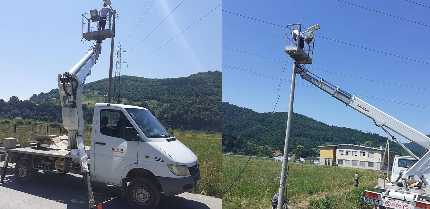 Završena realizacija projekta izgradnja javne rasvjete naselja u Visokom