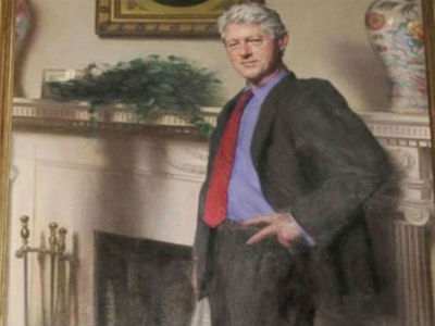 Klintonov portret krije tajnu