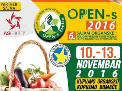 Sajam organske i poljoprivredne proizvodnje Open's - Zenica 2016.