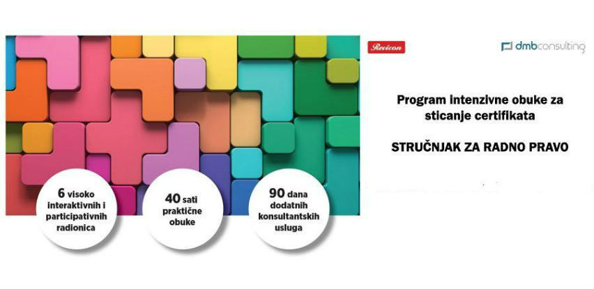 Program intenzivne obuke za sticanje certifikata "Stručnjak za radno pravo"