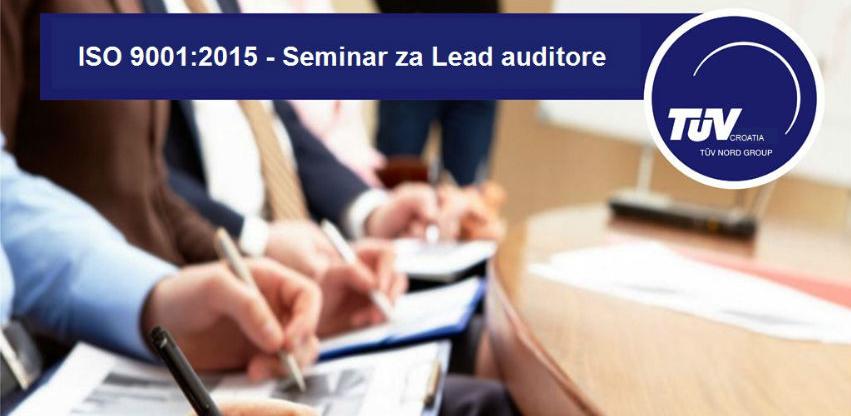 Seminar za LEAD auditore – ISO 9001:2015