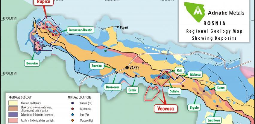 Vrijednost rudnika u Varešu skoro milijardu dolara