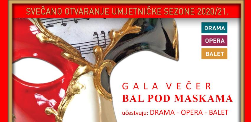 Gala večer Narodnog pozorišta u Sarajevu "Pod maskama"