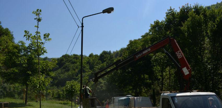 Počela rekonstrukcija rasvjete u Aleji ambasadora