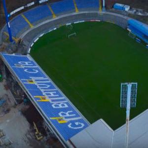 Završeni radovi na istočnoj strani stadiona Grbavica