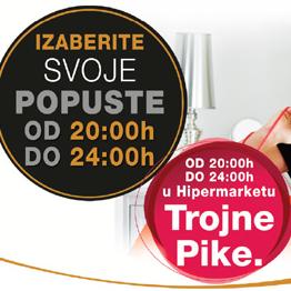 Noć shoppinga u Mercator centrima Sarajevo, Tuzla i Mostar