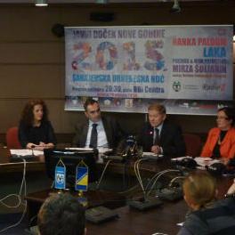 Javni doček Nove 2015. godine pod sloganom Sarajevska urnebesna noć