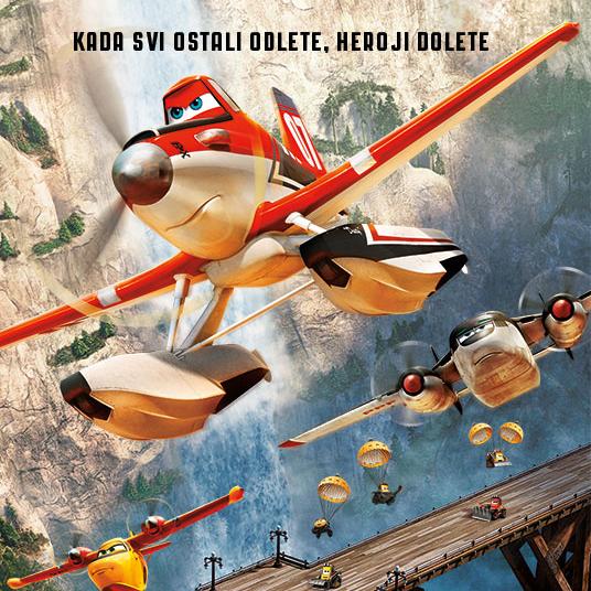 Cinema City: Svjetska premijera crtića Avioni 2– nebeski vatrogasci
