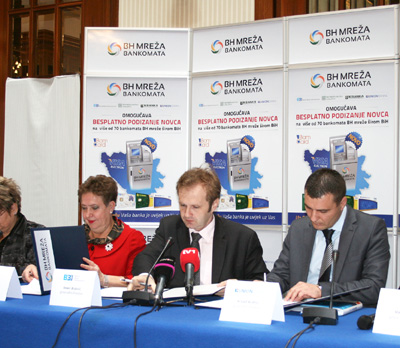 Četiri banke potpisale sporazum o formiranju mreže bankomata