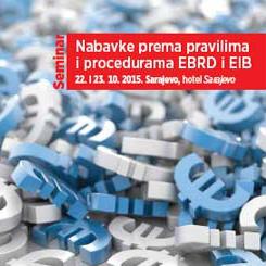 Revicon seminar: Nabavke prema pravilima i procedurama EBRD i EIB