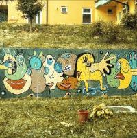 Mural Rikarda Druškića: Prazan zid kao platno, naselje kao galerija