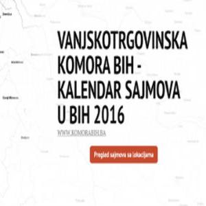 Poziv za upis u "Kalendar sajmova u BiH 2017"