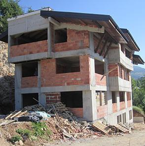 Završeno zidanje zgrade na Baruthani