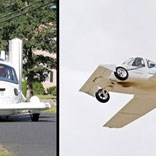 Čudesna sprava: Na nebu avion, na putu automobil