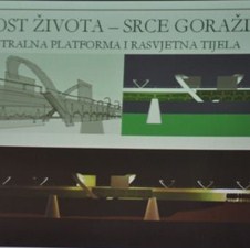 Goražde: Prezentiran idejni projekt uređenja centralnog gradskog mosta