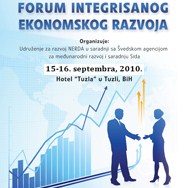 Forum integrisanog ekonomskog razvoja, 15.-16. septembra 2010. godine u Tuzli