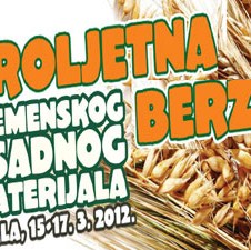Proljetna Berza sjemenskog i sadnog materijala, 15. - 17. marta u Tuzli