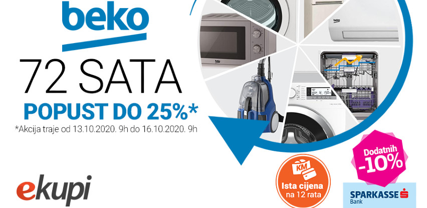 Dodatnih 10% popusta na on-line kupovine kreditnim karticama Sparkasse Bank
