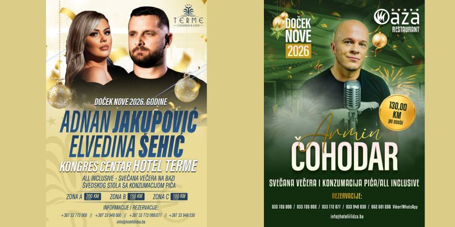 Nova Godina u Hotelima Ilidža