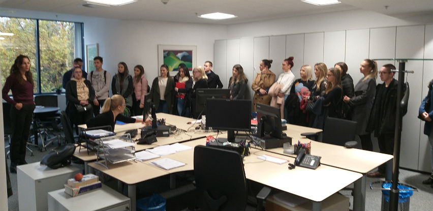 Studenti Ekonomskog fakulteta Sarajevo u posjeti Addiko banci