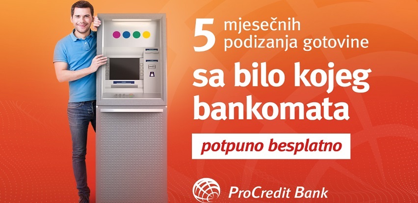 procredit banka besplatno podizanje gotovine