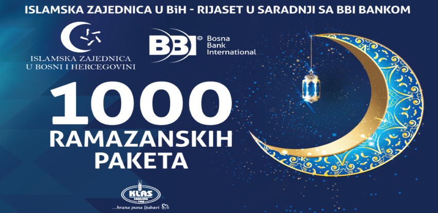 70.000 KM za 1.000 ramazanskih paketa