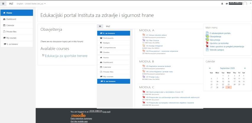 Kurs za sportske trenere: Sigurno održavanje trenažnih procesa u doba pandemije