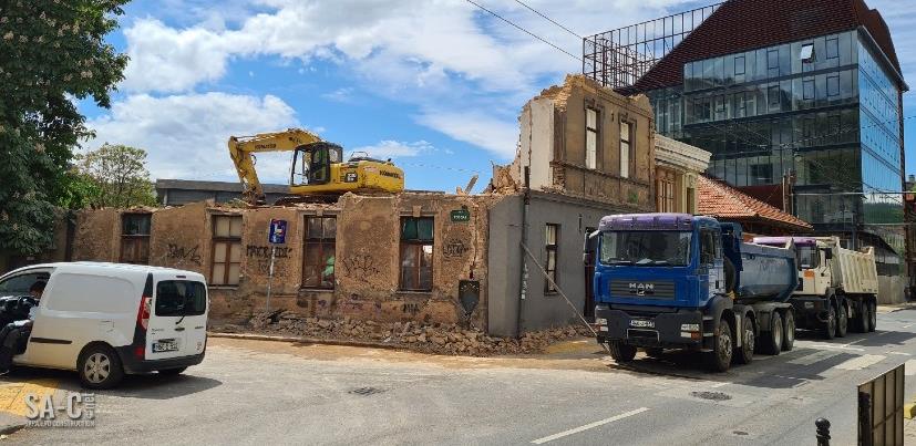 Skenderija: Srušena zgrada bivšeg hotela Gaj, gradi se novi stambeno-poslovni prostor