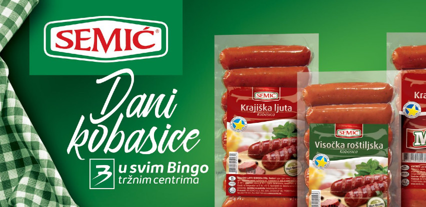 Dani kobasice u svim Bingo tržnim centrima