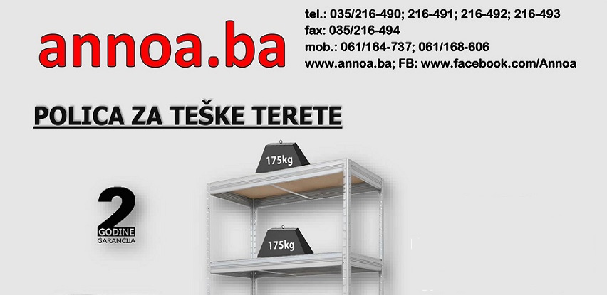 Annoa Tuzla polica za teški teret
